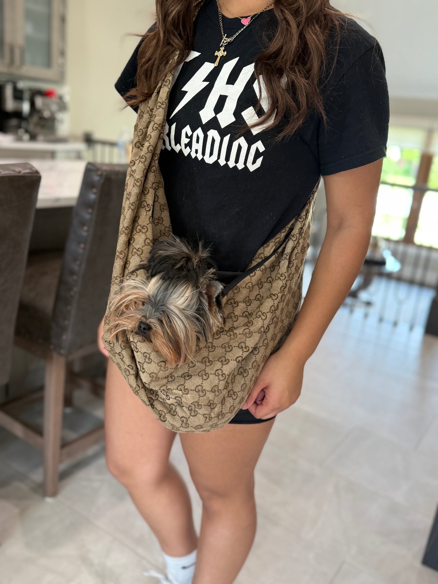 Grrruci brown sling bag