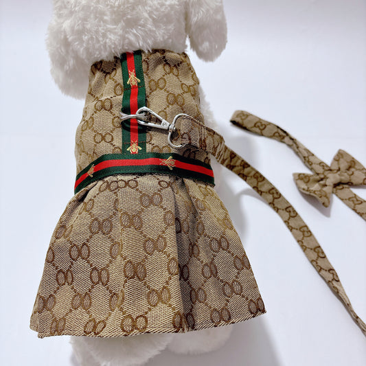 Grrruci harness dog dress 2